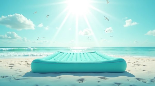 Matelas de plage gonflable : polyvalence et confort en extérieur